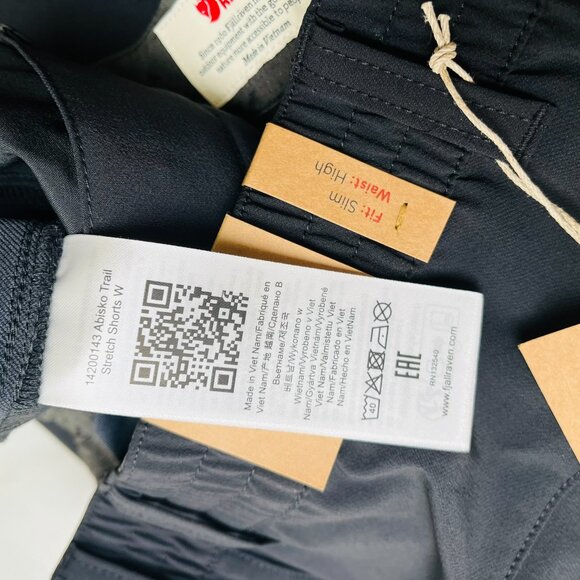 Fjällräven Women's Abisko Trail Stretch 'Black' 14200143-550 size 42 - Picture 3 of 4